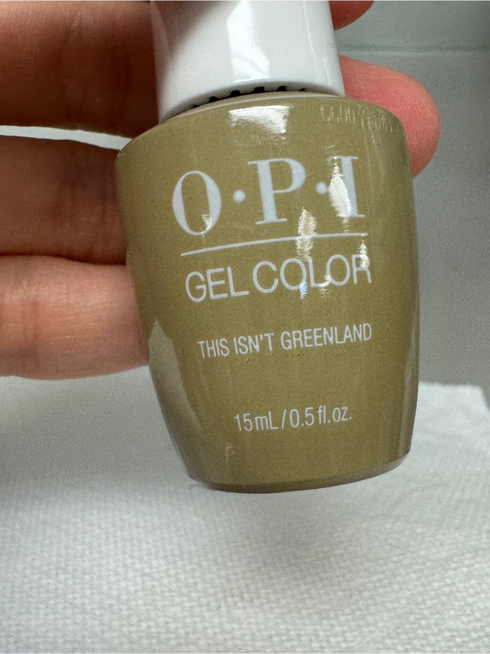 OPI Gel Color This Isn't Greenland Gel Nail Polish new without box
